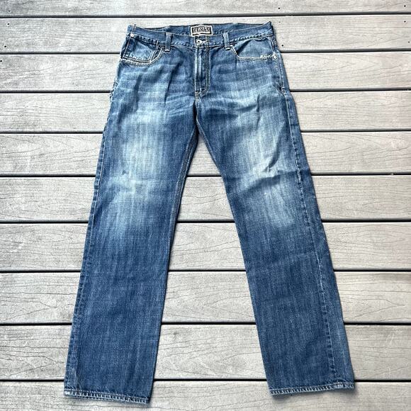 Item 124 rare vintage levi jeans with pockets, 38 x 34